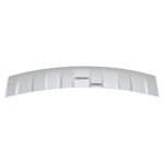 Lower Front Bumper Moulding for Grand Cherokee, bright curved panel with vertical ridge pattern