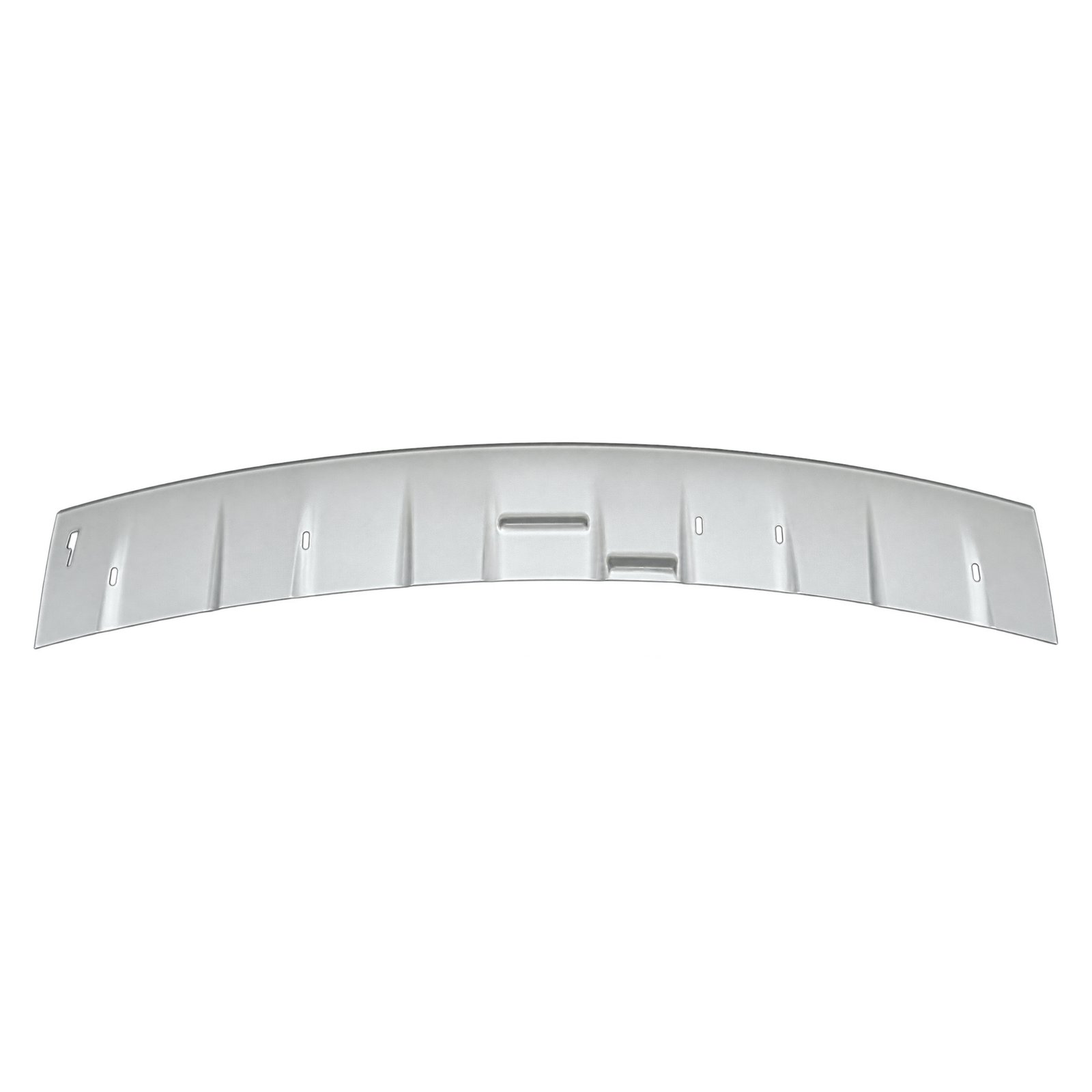 Lower Front Bumper Moulding — Ribbed Lower Bumper Moulding Lower Front Bumper Moulding for Grand Cherokee, bright curved panel with vertical ridge pattern