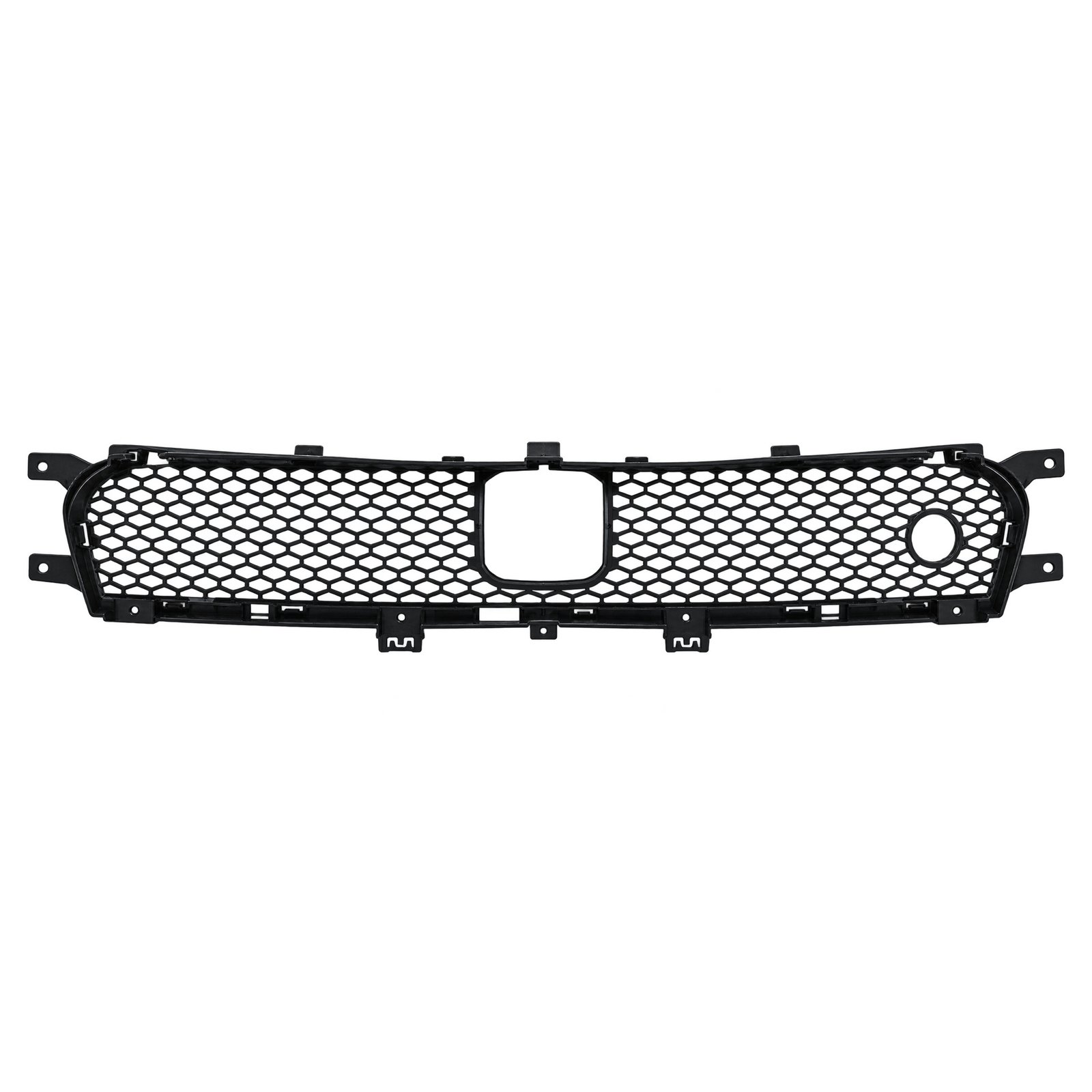 Lower Grille (With ACC Opening) — Mesh with Rectangular ACC Aperture Lower Grille for Grand Cherokee SRT, rounded rectangular aperture within the mesh