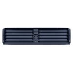 Radiator Shutter for Grand Cherokee, low rectangular frame with horizontal slats
