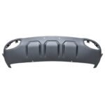 Silver-grey RAM 1500 front bumper deflector with three raised sections and curved end openings
