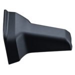 RAM 1500 stepped body moulding with tall rolled edge and tapered lower section