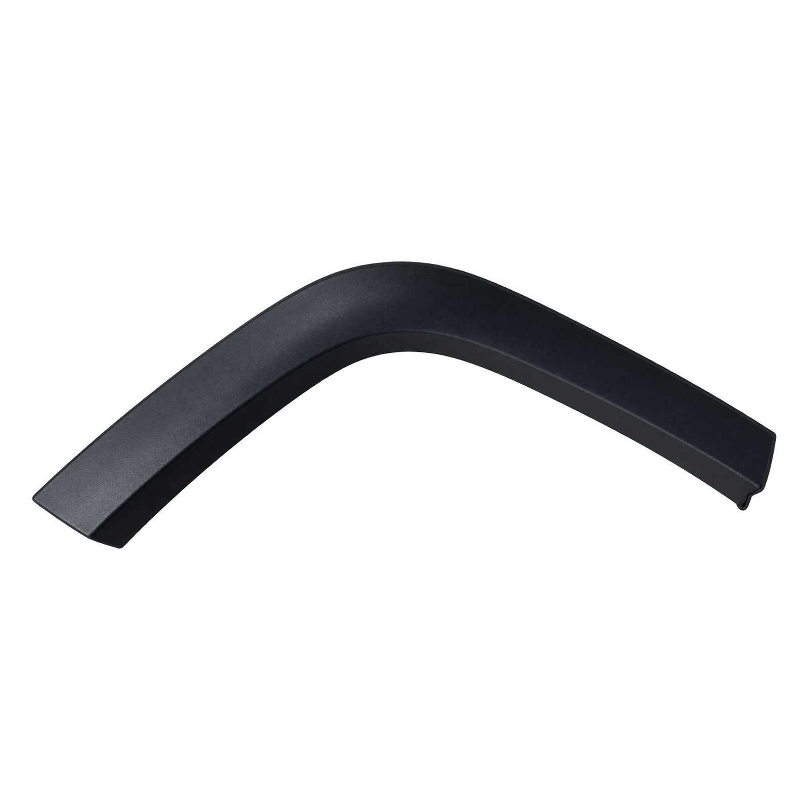 Rear Wheel Arch Trim (Rear Section; Textured / Smooth Options) — Rear Arch Segment with Surface Options Rear Wheel Arch Trim for Grand Commander K8, angled rear-arch segment with unequal end lengths