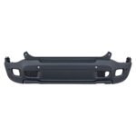 Renegade one-piece rear bumper cover with honeycomb sections, rounded corner apertures and several round face openings
