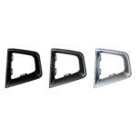 Renegade open vent surrounds in black, grey and bright finishes with rectangular inward fixing loops