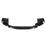 Upper Radiator Shutter Shield for Grand Cherokee, two upright side panels joined by a curved band